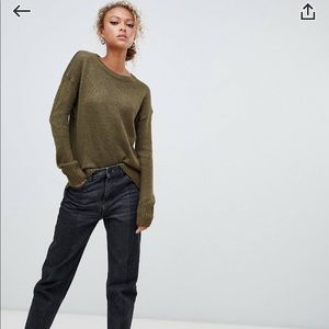 NWT ASOS NEW LOOK sweater in khaki green